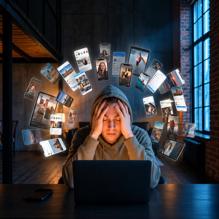 Content scattered